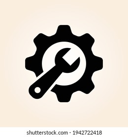 Mechanical service icon design vector   