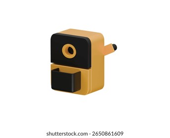 ícone do afiador mecânico renderização de ilustração 3d