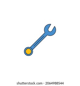  vector de reparación de herramientas de spanner mecánico