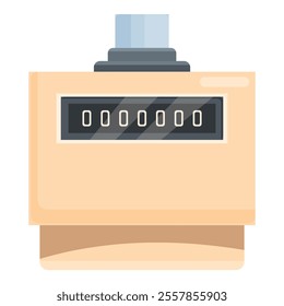 Mechanical tally counter displaying zero, commonly used for counting tasks