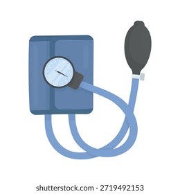 Un tonómetro mecánico sobre un fondo blanco. Elementos de medicina. Medición de la presión arterial. Cuidado de la salud del corazón. Diagnósticos.