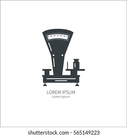 Mechanical trading scales on the isolated background. Suitable for business presentations, banners, websites or other printed materials.