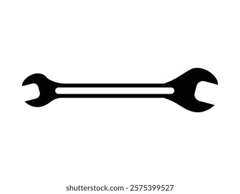 Mechanical wrench tools vector illustration on transparent background