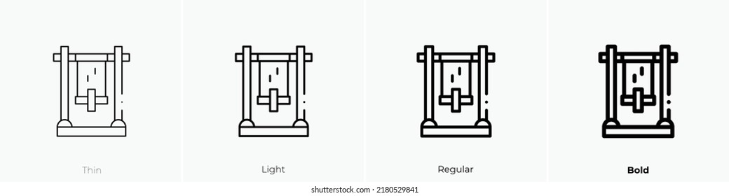 mechanics icon. Thin, Light Regular And Bold style design isolated on white background