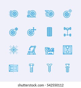 Mechanics icons