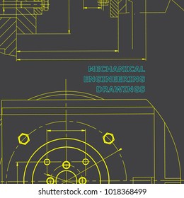 Mechanics. Technical design. Engineering style. Mechanical. Corporate Identity. Gray