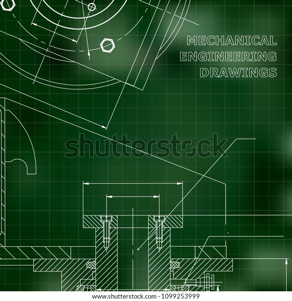 Mechanics. Technical design. Engineering style.\
Mechanical instrument making. Cover, flyer, banner. Corporate\
Identity. Green background.\
Grid