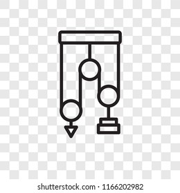 Mechanics vector icon isolated on transparent background, Mechanics logo concept