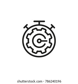 Mechanism of alarm clock icon