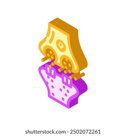the mechanism of anesthesia mystery isometric icon vector. the mechanism of anesthesia mystery sign. isolated symbol illustration