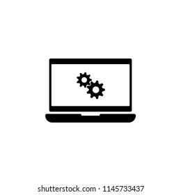 mechanism in the computer icon. Element of engineering icon. Premium quality graphic design icon. Signs and symbols collection icon for websites, web design, mobile app