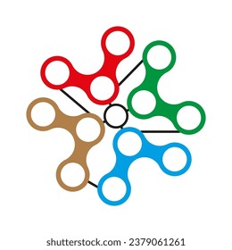 Mechanism concept. Vector illustration. EPS 10.