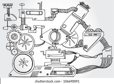 Mechanism Hand Drawn