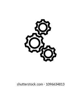 mechanism icon. Element of science icon for mobile concept and web apps. Thin line mechanism icon can be used for web and mobile on white background