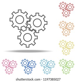 mechanism icon. Elements of Finance and chart in multi colored icons. Simple icon for websites, web design, mobile app, info graphics