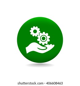 Mechanism Icon Vector. 