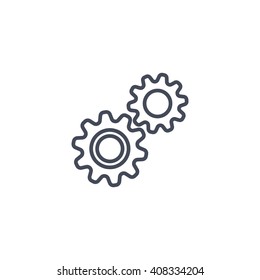 Mechanism Icon Vector. 