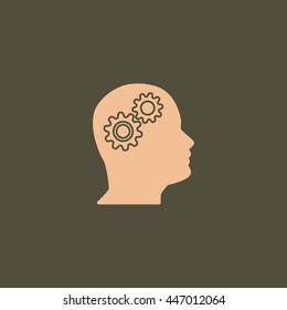Mechanism Icon Vector. 