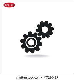 Mechanism Icon Vector. 