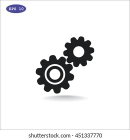 Mechanism Icon Vector. 