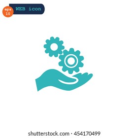 Mechanism Icon Vector. 