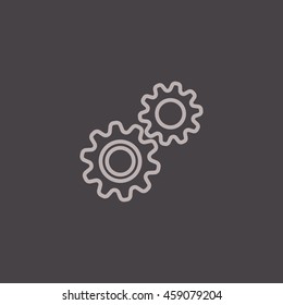 Mechanism Icon Vector. 