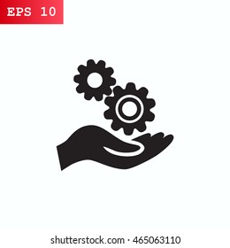 Mechanism Icon Vector. 