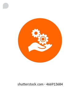 Mechanism Icon Vector. 