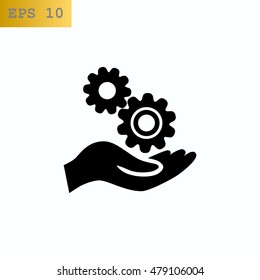 Mechanism Icon Vector. 