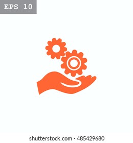 Mechanism Icon Vector. 