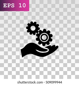 Mechanism Icon Vector. 