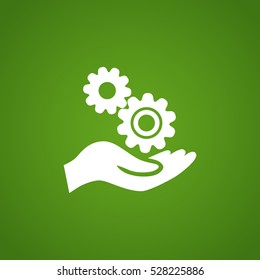 Mechanism Icon Vector. 