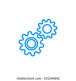 Mechanism Icon Vector. 