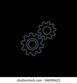 Mechanism Icon Vector. 
