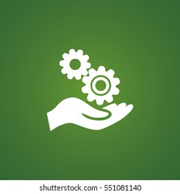 Mechanism Icon Vector. 