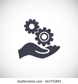 Mechanism Icon Vector. 