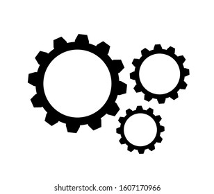 Mechanism icon vector . Vector illustration