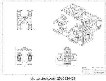 Mechanism of robot pneumatic gripper