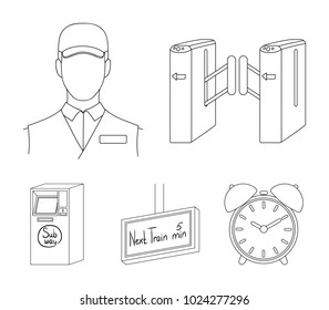 Mechanism,electric ,transport, and other web icon in outline style. Pass, public, transportation, icons in set collection.