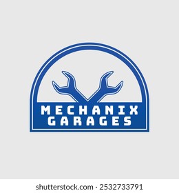 Mechanix Garages Combination Mark Logo Design - editable