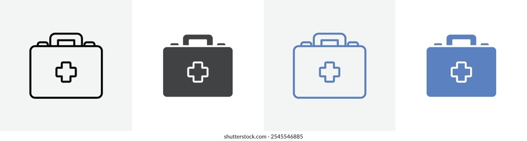 med kit icon Group symbol or sign vector