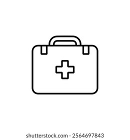 med kit icon vector symbol isolated