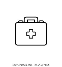 med kit icon vector symbol isolated