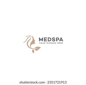 logotipo de spa med Icono de plantilla de diseño Vector