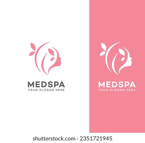 med spa logo Design Template Vector icon