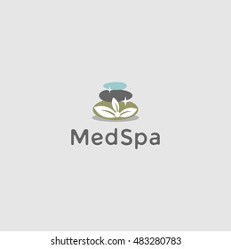 Med Spa Vector Logo. Spa Salone Logo.