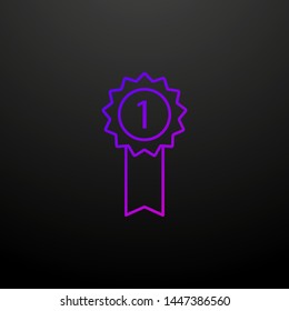 medal 1 place nolan icon. Elements of logistics set. Simple icon for websites, web design, mobile app, info graphics