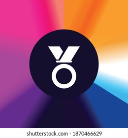 Medaille - Schaltfläche für das Symbol App