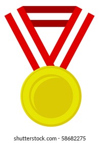 medal with austrian flag