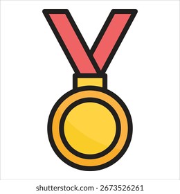 Elemento De Icono De Premio De Medalla Para Diseño